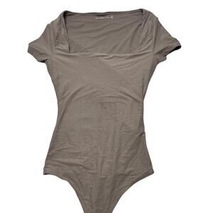 Abercrombie & Fitch Contour Butter Soft Square Neck Body Suit
